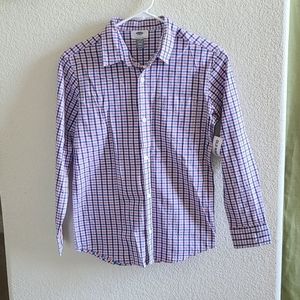 NWT Boy's Long Sleeve Button Down